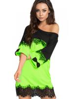 Ночная рубашка Pigeon P-637  Изумрудно-черный