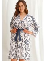 Халат Taro Megan 2612 Экри с рисунком