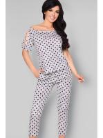 Комплект LivCo Corsetti Anahila Пепельно-черно-красный