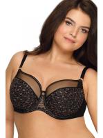 Бюстгальтер полумягкий Ava Tiger Eye AV 1934 Черный-капучино