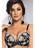 Бюстгальтер push up Dama Kier Flavia Черно-экри