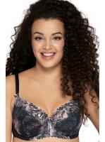 Бюстгальтер полумягкий Ava Peace and Love AV 1957 Черно-розовый