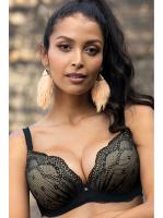 Бюстгальтер формованный Dama Kier Linda Черно-телесный