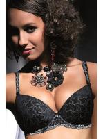 Бюстгальтер формованный Kris Line Sonia  Черно-серый