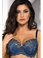 Бюстгальтер полумягкий Dama Kier Edwina Сине-бирюзовый