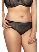 Полные трусики Kinga Justine P-638/2 Черно-бежевый Полные трусики Kinga Justine P-638/2 Черно-бежевый