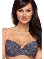 Бюстгальтер push up Ava Orient Extreme AV 1804 Графитово-коралловый Бюстгальтер push up Ava Orient Extreme AV 1804 Графитово-коралловый