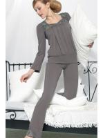 Комплект Kris Line Georginia Серый с вышивкой