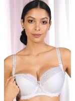 Бюстгальтер полумягкий Dama Kier Anabella для кормящих мам Белый