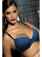 Бюстгальтер push up Kinga Topaz PU-465 Сине-черный