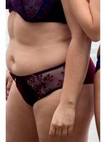 Полные трусики Samanta Molly B400 Темно-сине-рубиновый