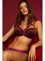 Комплект Kinga Love Promise - бюстгальтер push up PU-791 и бразилианки S-791/3 Малиново-фиолетовый