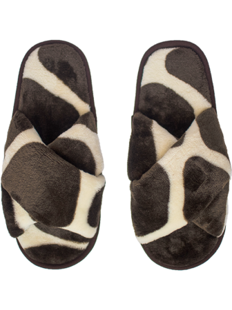 Туфли дом. жен. арт. 05т-504 Slippers, р.37-38, Темн. Ассорти || Туфлі дом. жін. арт. 05т-504 Slippers, р.37-38, св. ассорті
