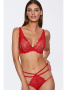 Комплект Kinga Mind Love - бюстгальтер push up PU-795 и бразилианки B-795/2 Красно-телесный || Комплект Kinga Mind Love - бюстгальтер push up PU-795 и бразилианки B-795/2 Красно-телесный