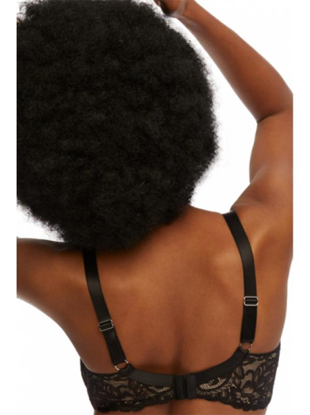 Бюстгальтер с мягкой чашкой Kinga Raven SC-820 Черный