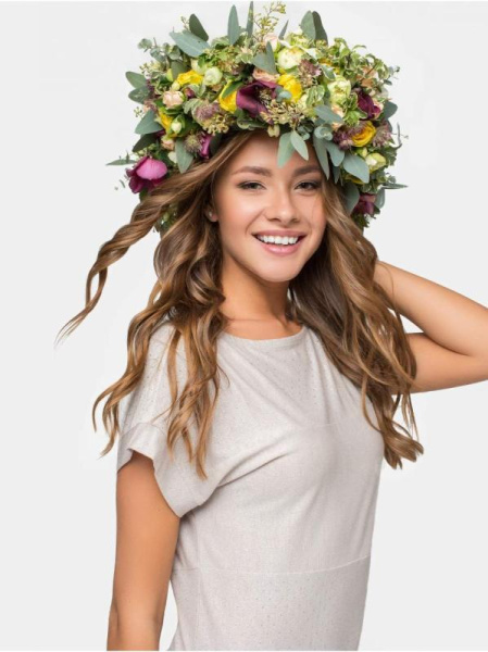 Удлиненная футболка с разрезами по бокам LD 611 Удлиненная футболка с разрезами по бокам LD 611