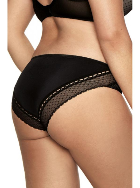 Полные трусики Kinga Justine P-638/2 Черно-бежевый Полные трусики Kinga Justine P-638/2 Черно-бежевый