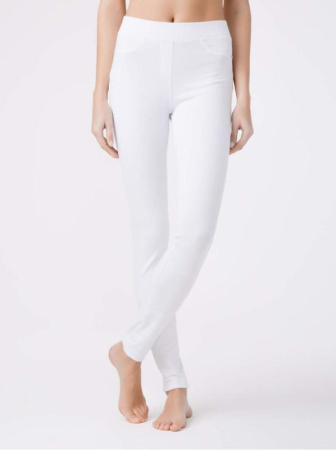 Моделирующие джеггинсы с эффектом &quot;Push Up&quot; IN COSMO, р.164-90, white