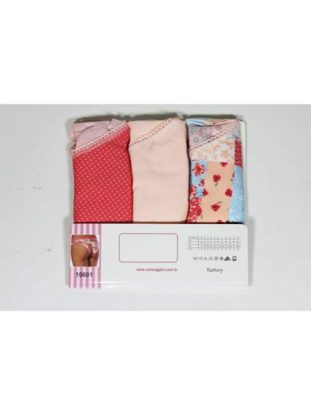 Женские трусики-слипы SEVIM Арт: 10601, S, Розовое ассорти