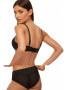 Комплект Kinga Comfort - бюстгальтер push up PU-750 и полные трусики P-861/2 Черный || Комплект Kinga Comfort - бюстгальтер push up PU-750 и полные трусики P-861/2 Черный