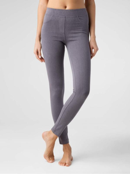 Моделирующие джеггинсы с высокой посадкой SCARLETT, р.170-94, Grafit