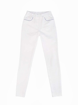 Моделирующие джеггинсы с высокой посадкой VOYAGE, р.170-94, white || Моделюючі джеггінси з високою посадкою VOYAGE, р. 170-94, electric blue