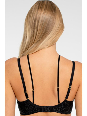 Бюстгальтер с мягкой чашкой Samanta Leo A142 Черный