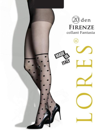 Колготки женские Lores Firenze 20 den, 3/4, nero(чёрный)