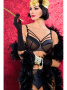 Комплект Ava Bad Romance - бюстгальтер push up AV 1803 и бразилианки AV 1803/b Черный