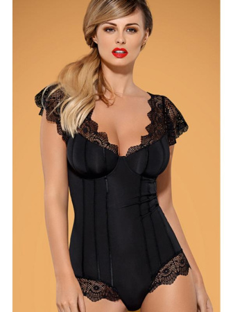 Боди Obsessive Moketta Черный