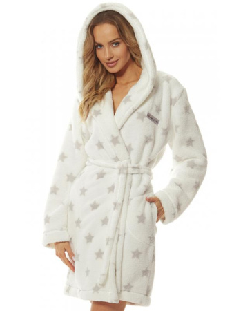 Халат L&L 9135 Ds Бело-серый