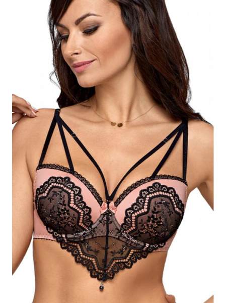 Бюстгальтер формованный Ava Mauve Glow AV 1798 Розово-черный