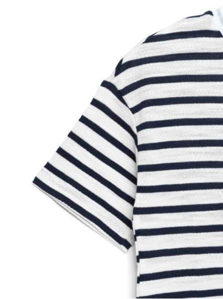 Футболка в полоску с разрезами по бокам LD 721 Футболка в полоску с разрезами по бокам LD 721