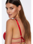 Бюстгальтер push up Kinga Mind Love PU-795 Красно-телесный || Бюстгальтер push up Kinga Mind Love PU-795 Красно-телесный