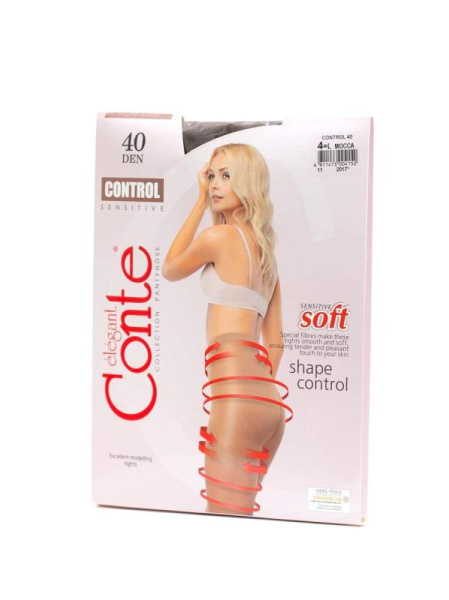 Колготки з втягуючими видовженими шортиками Control 40 Lycra, р. 4, Mocca Колготки з втягуючими видовженими шортиками Control 40 Lycra, р. 4, Mocca