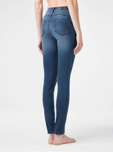 Моделирующие eco-friendly джинсы skinny push-up с высокой посадкой CON-144