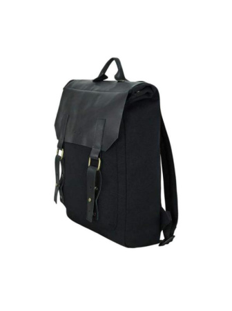 Рюкзак Унисекс Exodus Leather Canvas Черный R0503Ex011