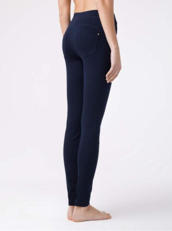 Моделирующие джеггинсы с эффектом &quot;Push Up&quot; IN COSMO, р.170-98, dark navy || Моделюючі джеггінси з ефектом Push Up IN COSMO, р. 170-98, purple bloom