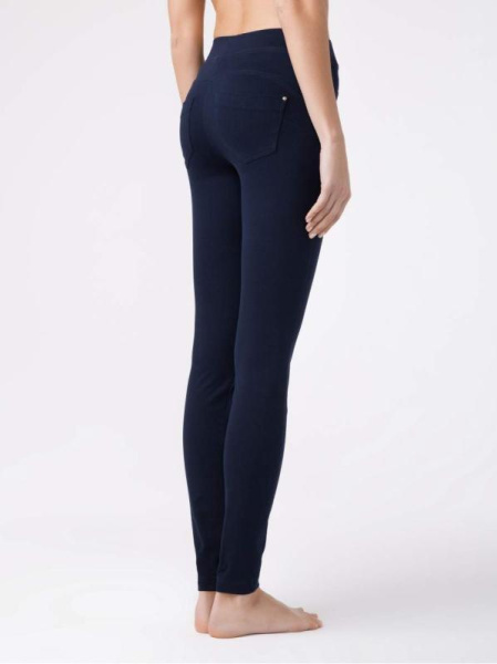 Моделирующие джеггинсы с эффектом &quot;Push Up&quot; IN COSMO, р.164-98, dark navy