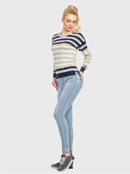 ВТЖП Джемпер жін. CONTE ELEGANT LDK008 16С-73СП, р.170,176-84, синій-жовтий ВТЖП Джемпер жін. CONTE ELEGANT LDK008 16С-73СП, р.170,176-84, синій-жовтий