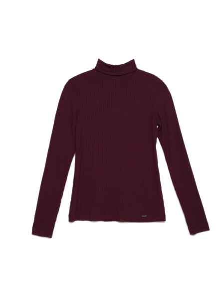 Классическая водолазка в рубчик из вискозы премиального качества LD 1028 Классическая водолазка в рубчик из вискозы премиального качества LD 1028