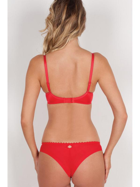 Комплект Samanta Verbena - бюстгальтер с мягкой чашкой A122 и бразилианки M300 Красный