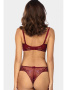 Комплект Ewa Bien Sansa - бюстгальтер с мягкой чашкой B103 и бразилианки C322 Бордо-золотой