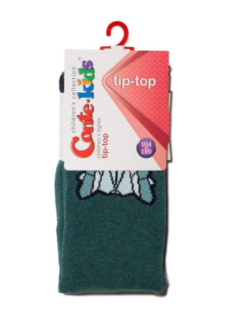 Колготки детские Conte Kids TIP-TOP, р.92-98 (14), 493 темно-бірюзовий || Колготки дитячі Conte Kids TIP-TOP, р. 92-98 (14), 493 темно-синій