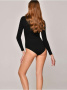 Базовая боди-водолазка из вискозы LBD 1155 || Боді жін. CE LBD 1155, р.170-88-94, black