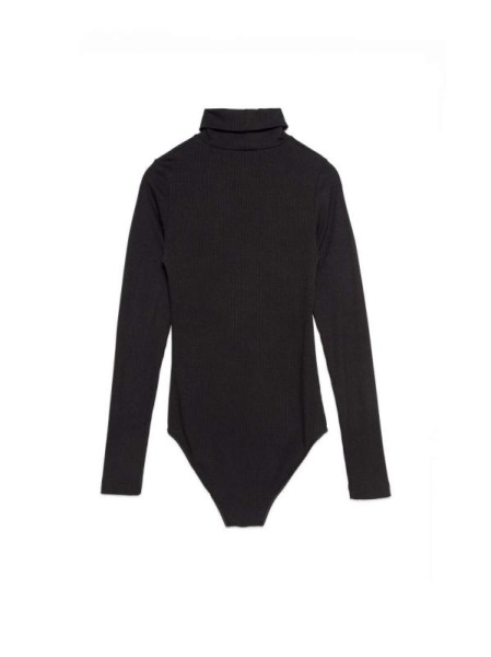 Базовая боди-водолазка из вискозы в рубчик LBD 1154