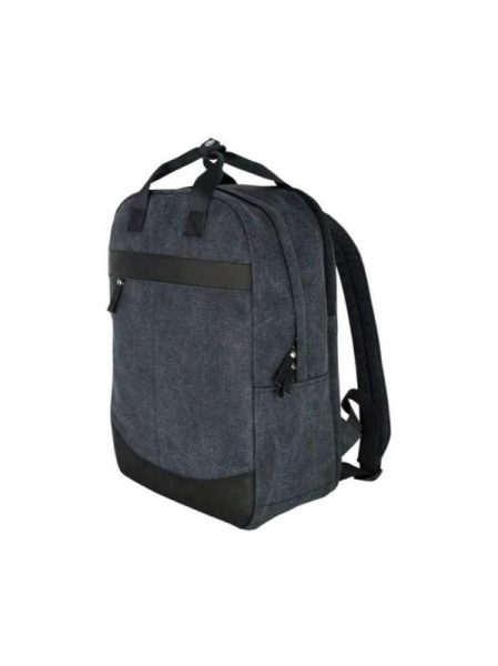 Рюкзак Унисекс Exodus Leather  Canvas  Серый R1002Ex021