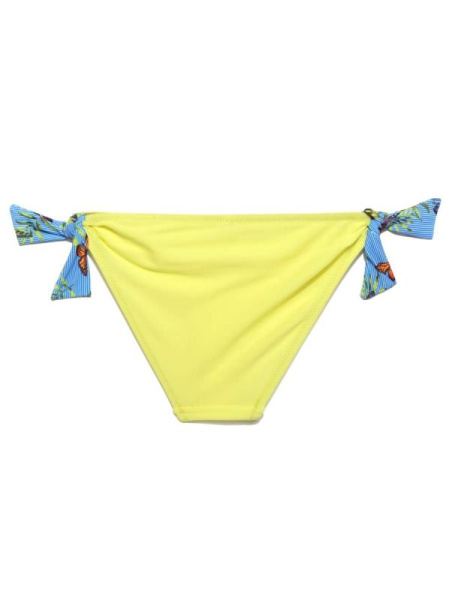 Купальник на одно плечо с воланом HOLLY BLUE