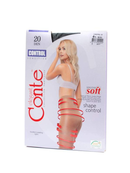 Колготки з втягуючими видовженими шортиками Control 40 Lycra, р. 4, Nero Колготки з втягуючими видовженими шортиками Control 40 Lycra, р. 4, Nero