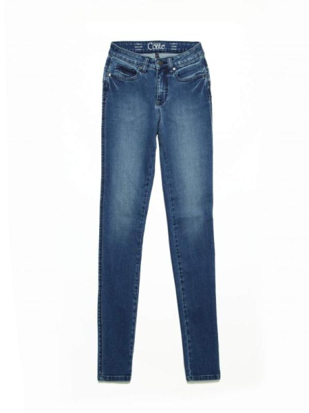 Моделирующие eco-friendly джинсы skinny push-up с высокой посадкой CON-144